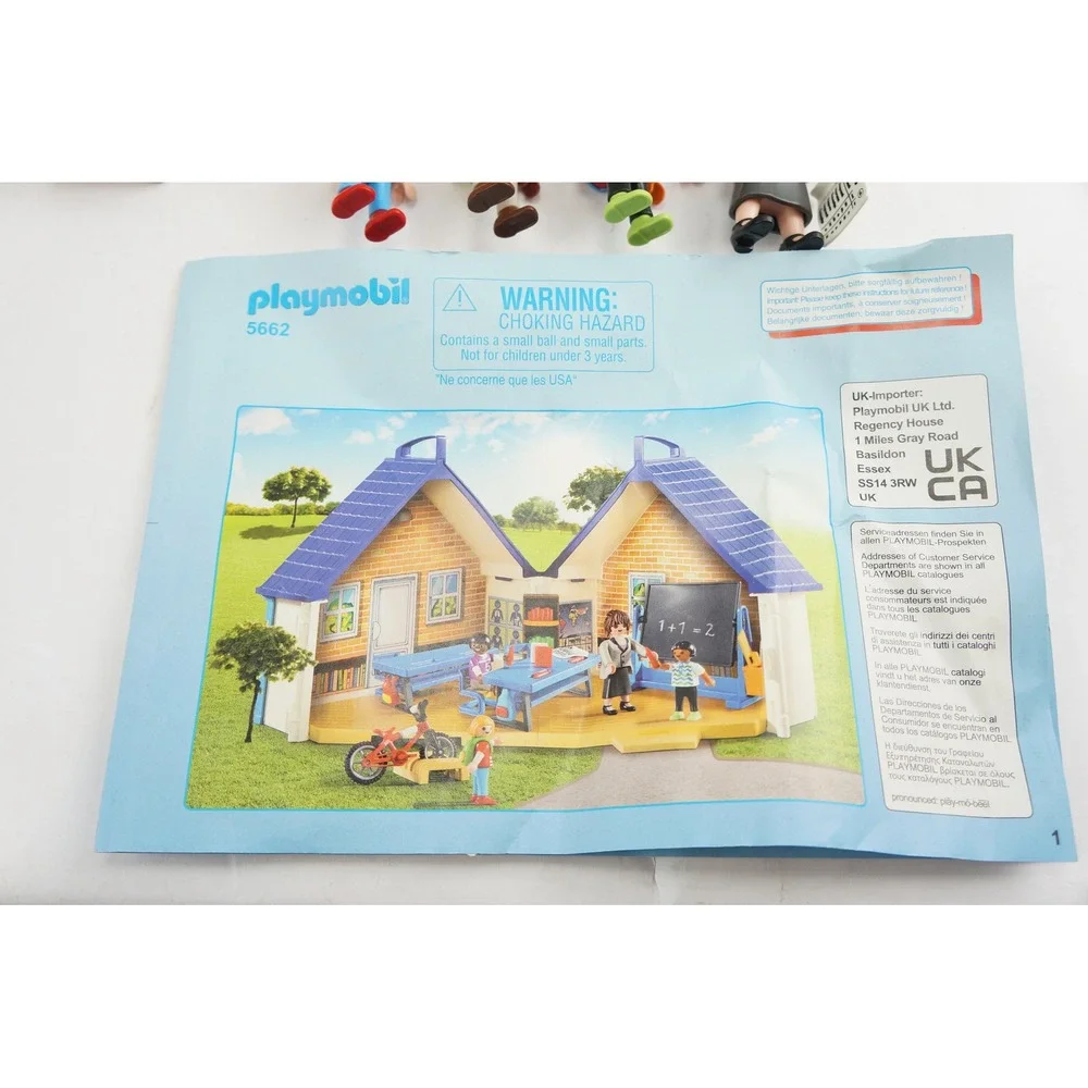 Playmobil City Life Take Along School House‎ 5662 VGC + Box